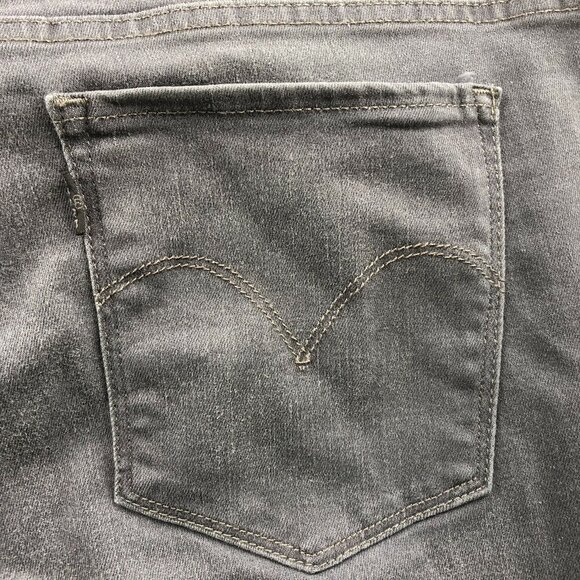NWT Levi's Womens 311 Shaping Skinny Jeans 33 Gray Denim Classic Casual Cotton - Picture 15 of 16